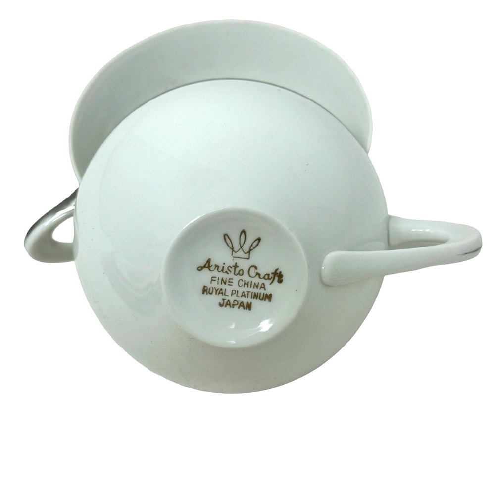Artiso Craft Fine China | Royal Platinum | 2 Coffee Cups - Picture 2 of 3